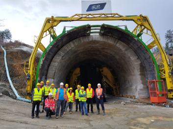 Тунел 9 се строи по открит способ